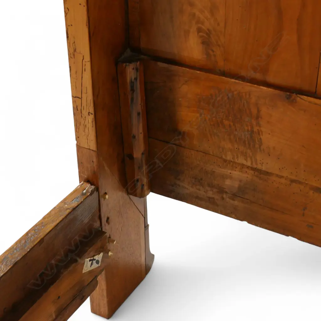 A c.1850 French cherrywood Bateau lit (day bed), Image 1++